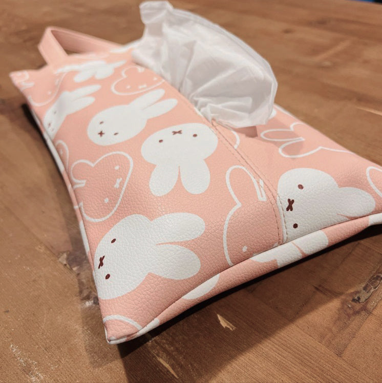 Blush Pink Miffy Tissue Box Cover│粉色Miffy盒裝紙巾套