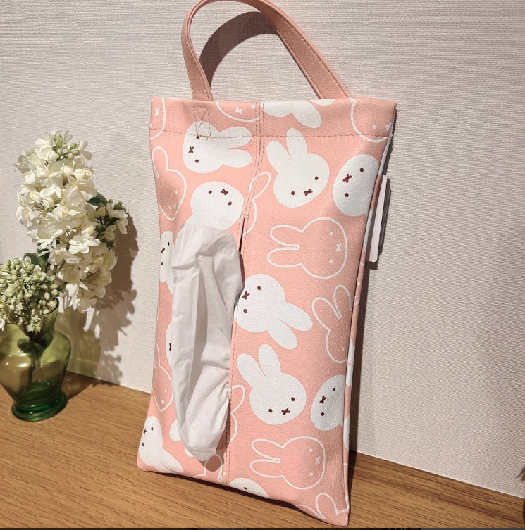 Blush Pink Miffy Tissue Box Cover│粉色Miffy盒裝紙巾套