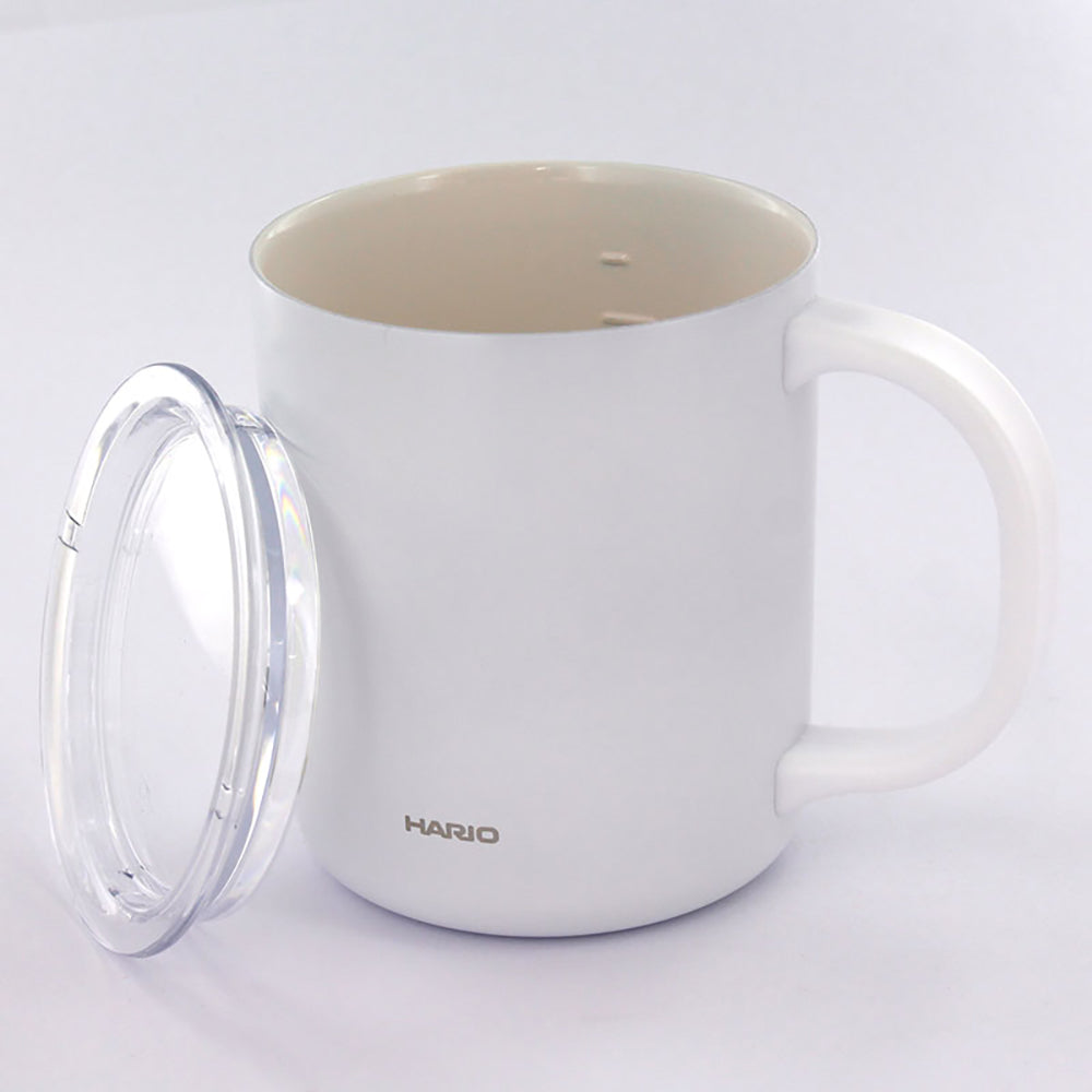 Hario 陶瓷塗層保溫杯 - 白色│Hario Ceramic Coating Thermal Mug - White