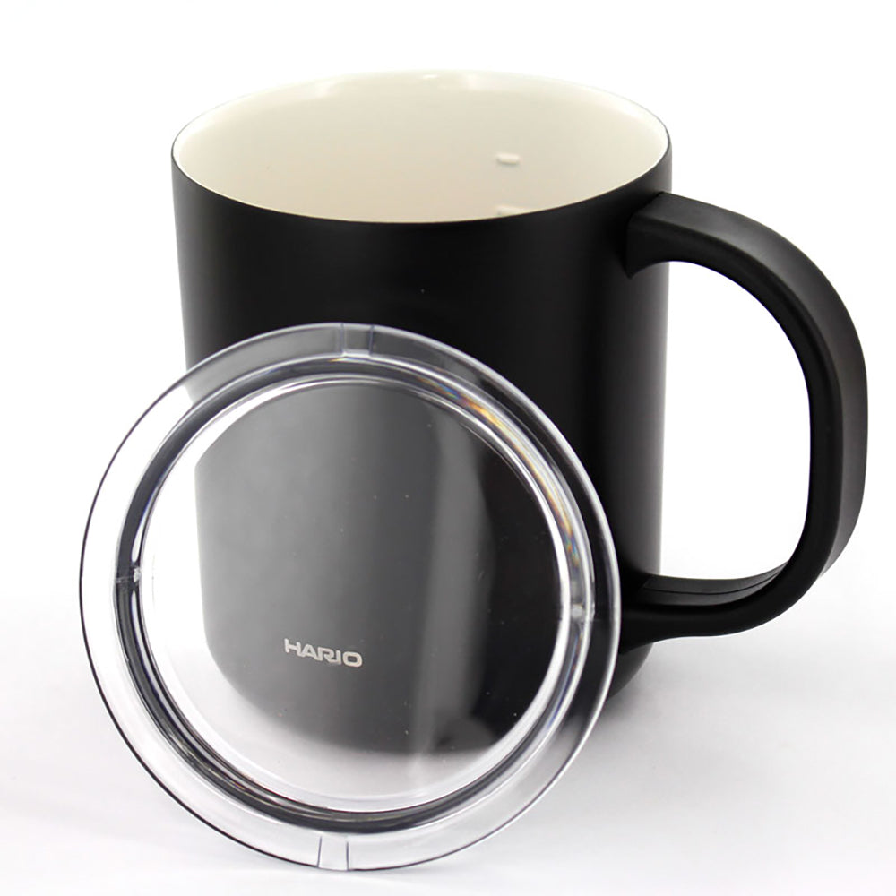 Hario 陶瓷塗層保溫杯 - 黑色│Hario Ceramic Coating Thermal Mug - Black