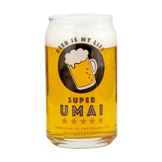日本啤酒杯 - Super Umai│Japan Beer Tumbler - Super Umai