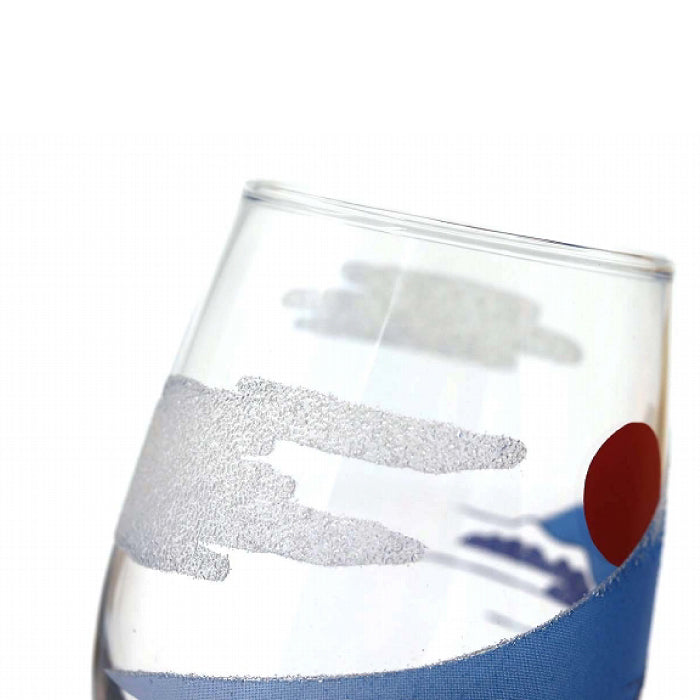 青‧赤富士玻璃杯 (2件裝)│Blue‧Red Fujisan Water Glass (2-piece)