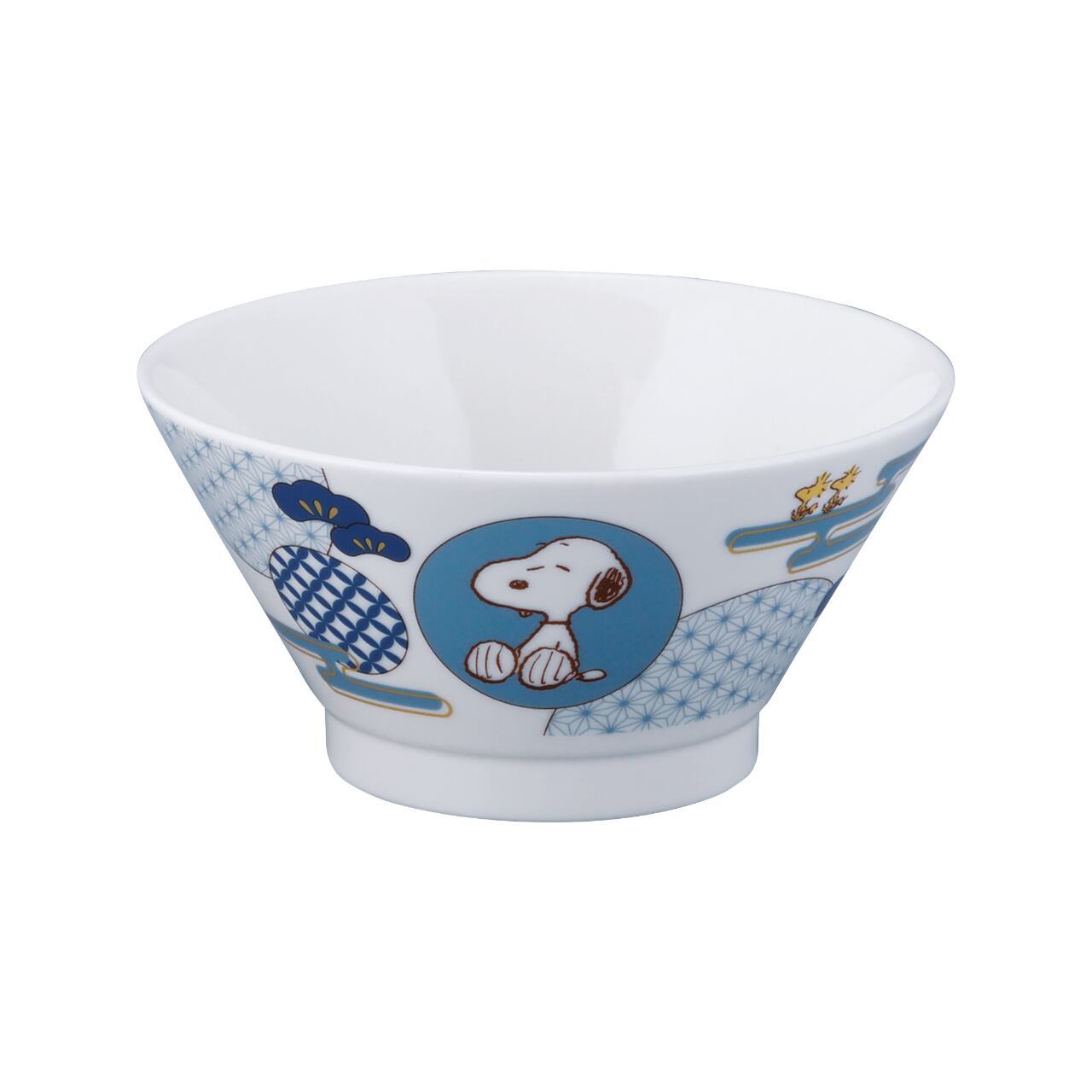 史諾比日本製丼飯碗18cm - 藍色│Snoopy Wafu Donburi Bowl 18cm - Blue