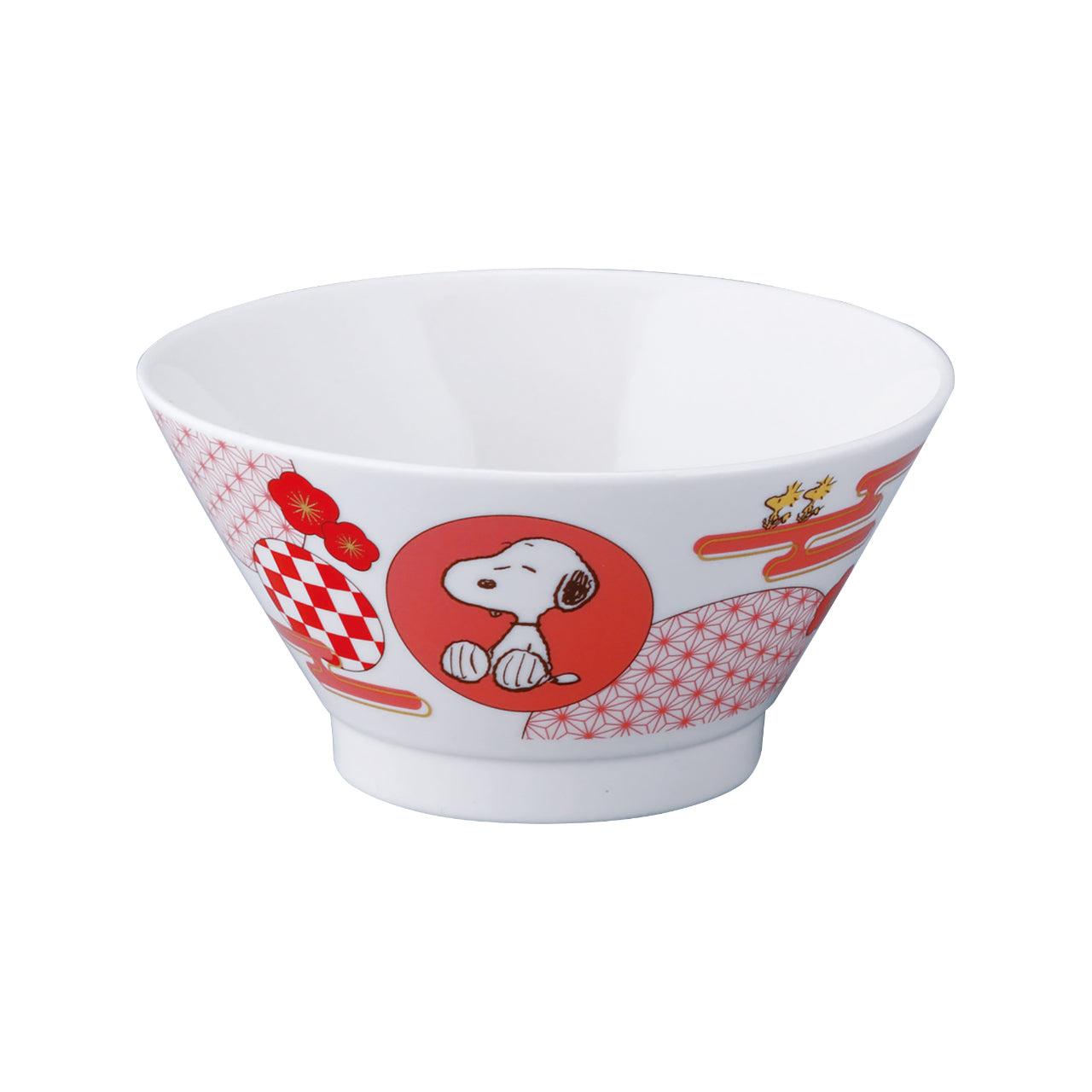 史諾比日本製丼飯碗18cm - 紅色│Snoopy Wafu Donburi Bowl 18cm - Red