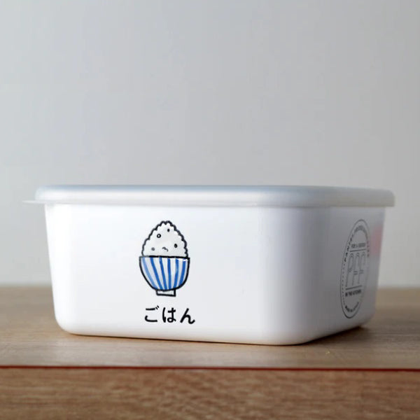 日本製方形保鮮盒 450ml (飯)│Square Food Container 450ml (Rice)