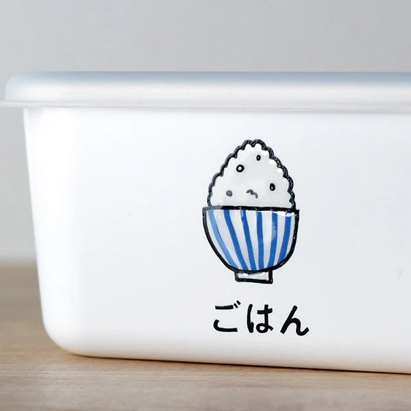 日本製方形保鮮盒 450ml (飯)│Square Food Container 450ml (Rice)