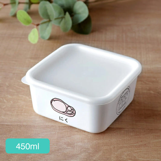 日本製方形保鮮盒 450ml (肉)│Square Food Container 450ml (Meat)