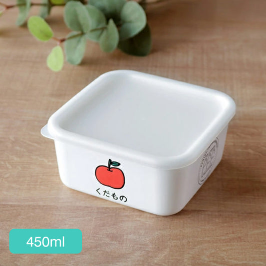 日本製方形保鮮盒 450ml (水果)│Square Food Container 450ml (Fruit)