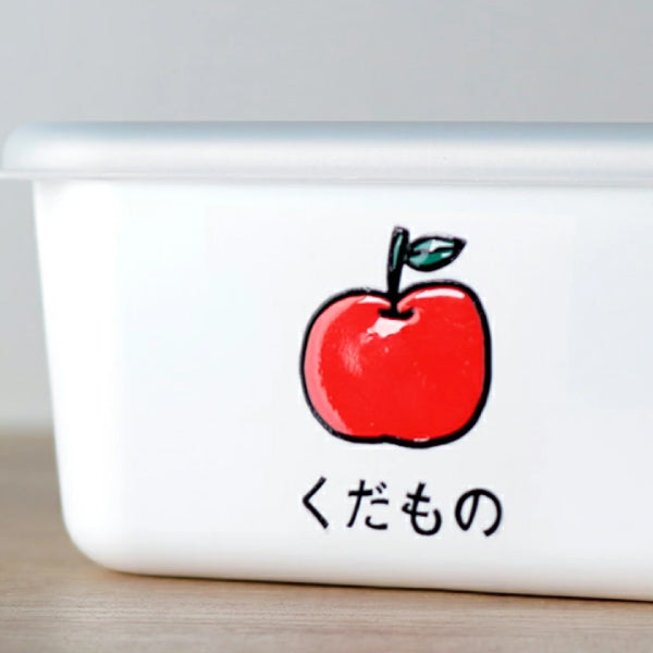 日本製方形保鮮盒 450ml (水果)│Square Food Container 450ml (Fruit)