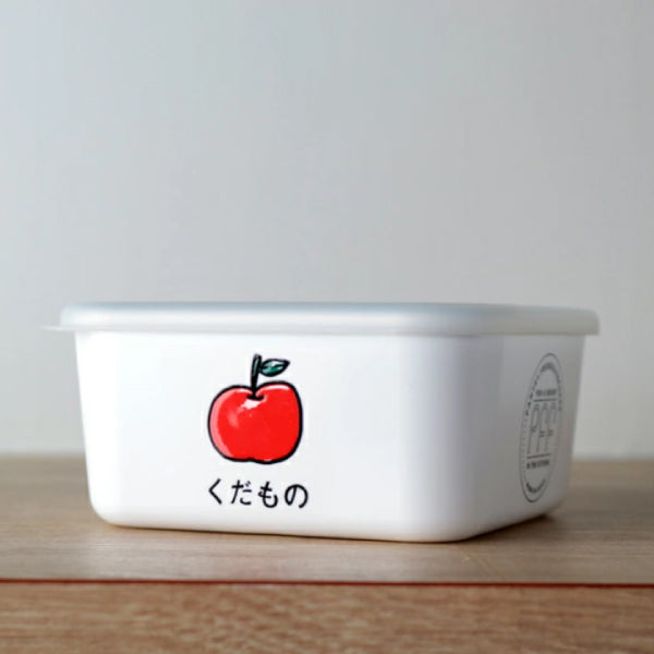 日本製方形保鮮盒 450ml (水果)│Square Food Container 450ml (Fruit)