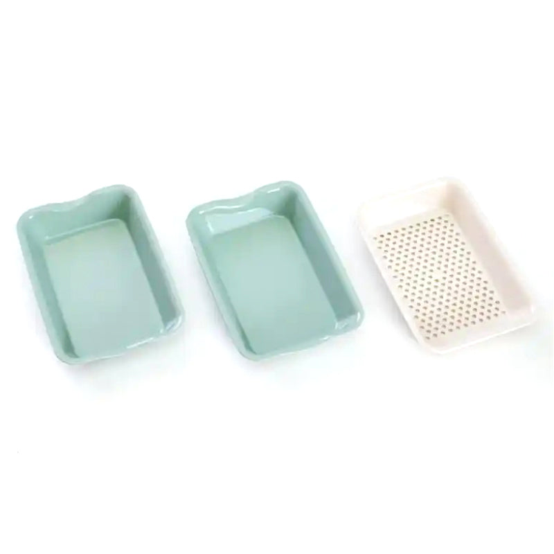 日本抗菌料理盤+筲箕套裝 │Antibacterial Cooking Tray & Colander Set