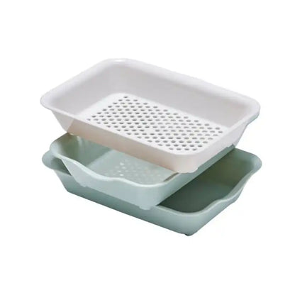 日本抗菌料理盤+筲箕套裝 │Antibacterial Cooking Tray & Colander Set