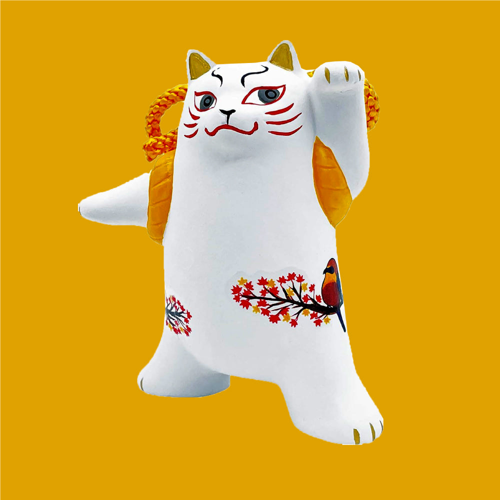 歌舞伎貓王擺設 │Kabuki Cat Seto-Yaki Mascot