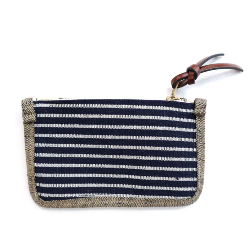 久留米絣條子卡包 │Kurume Kasuri Stripe Card Pouch 