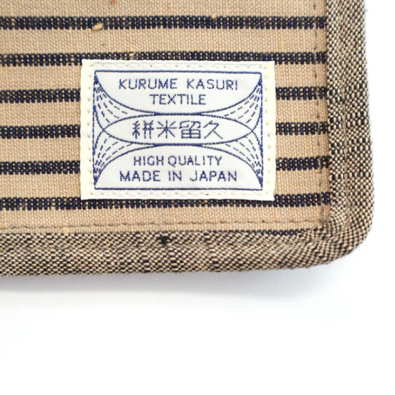 久留米絣條子卡包 │Kurume Kasuri Stripe Card Pouch 