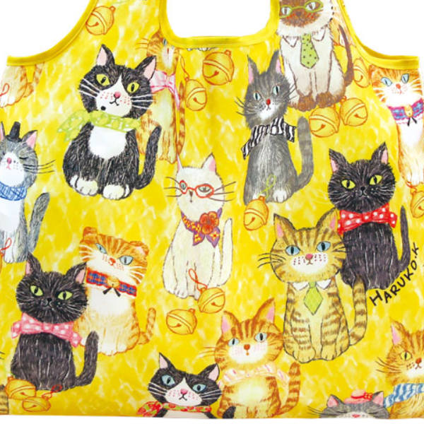 排隊貓咪 Designers Japan 購物袋│Queuing Cats Designers Japan Shopping Bag