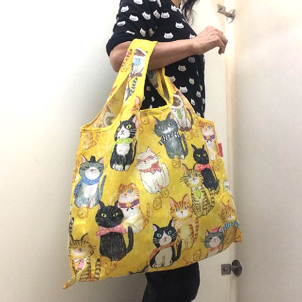 排隊貓咪 Designers Japan 購物袋│Queuing Cats Designers Japan Shopping Bag