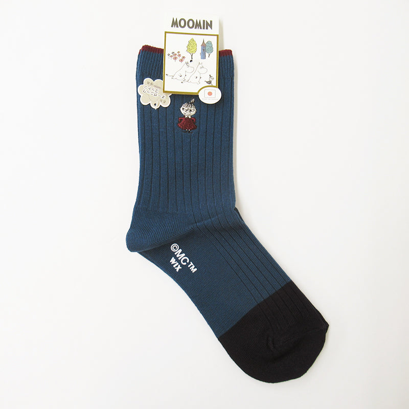 阿美日本製有機棉襪子 │Little My Embroidery Organic Cotton Socks 