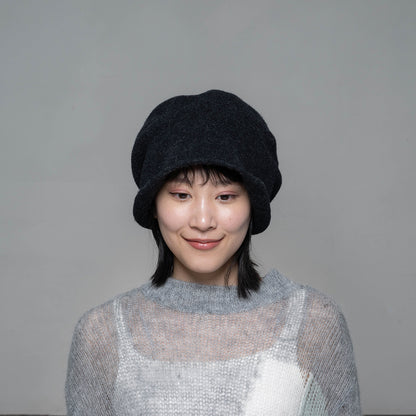 NAMIKI羊毛巴斯克鐘形帽│ NAMIKI Wool Basque Cloche hat