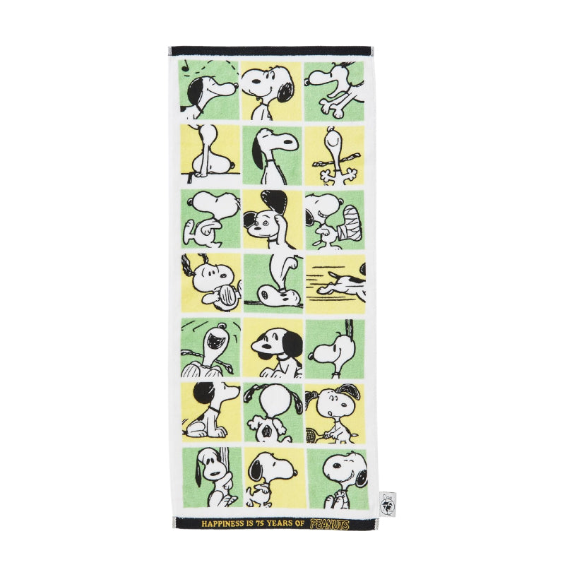 史諾比75週年日本製面巾│75th Anniversary Snoopy Face Towel