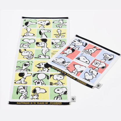 史諾比75週年日本製面巾│75th Anniversary Snoopy Face Towel