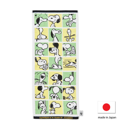 史諾比75週年日本製面巾│75th Anniversary Snoopy Face Towel