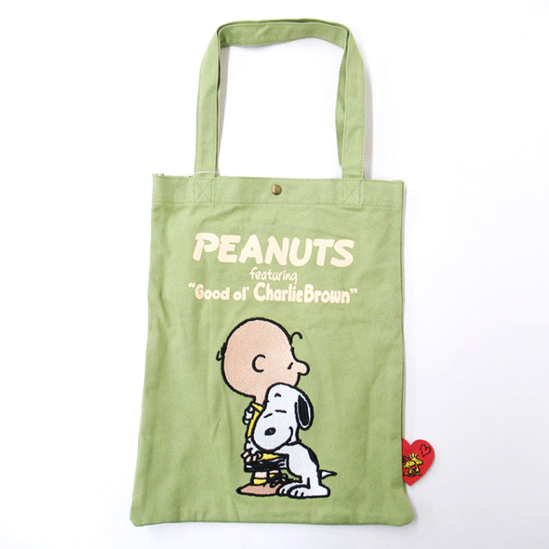 查理布朗與史諾比休閒袋 │Charlie Brown and Snoopy Casual Tote Bag