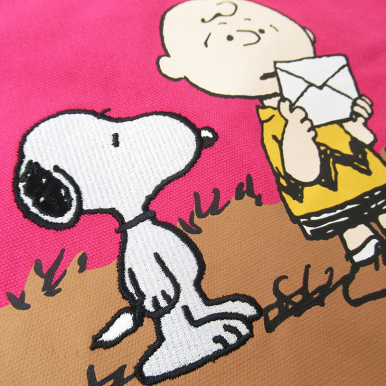 查理布朗與史諾比休閒袋│Charlie Brown and Snoopy Casual Tote Bag 