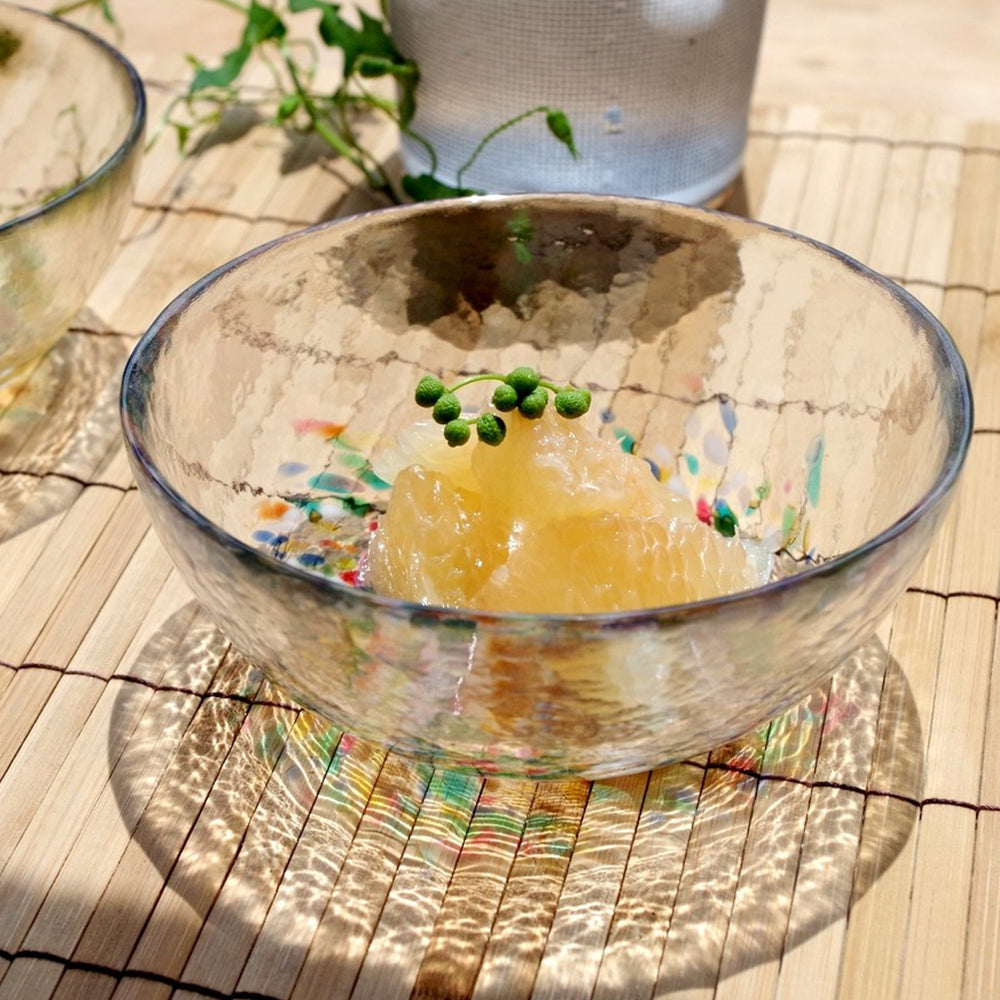 日本津輕手工玻璃碗 Tsugaru Vidro Handmade Glass Bowl