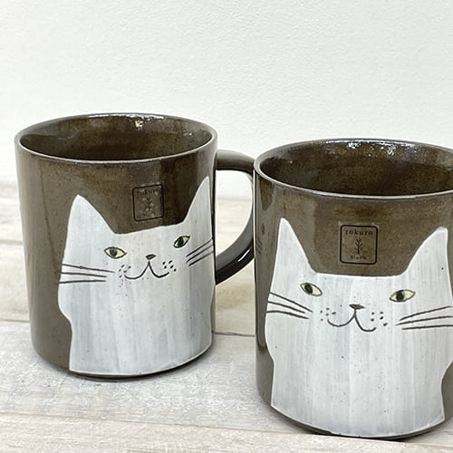 美濃燒手繪貓陶瓷杯 Minoware Hand-paint Cat Mug