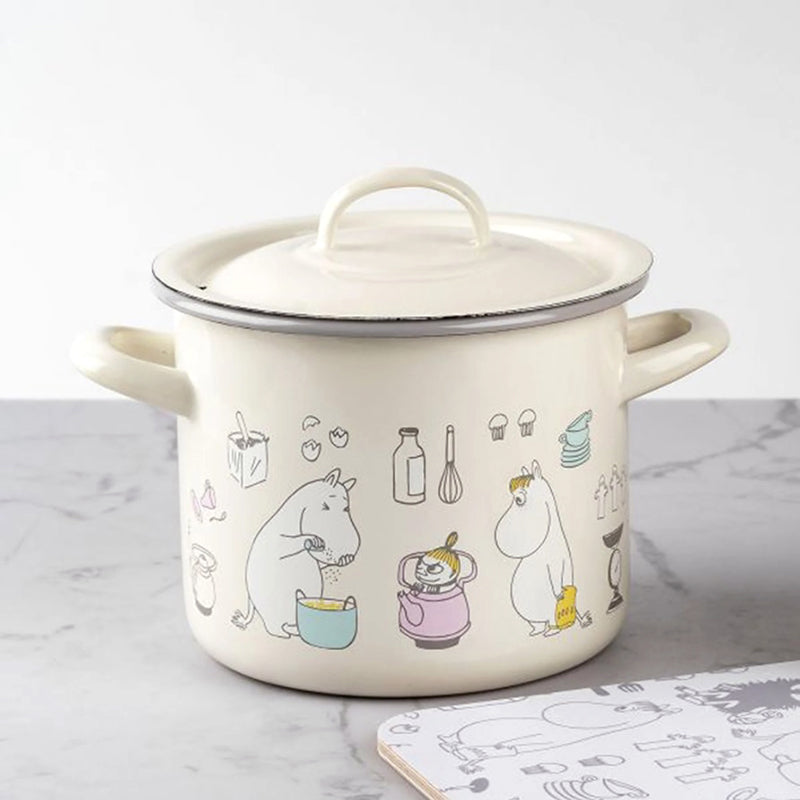 姆明歐洲製琺瑯湯鍋│Moomin Enamel Soup Pot