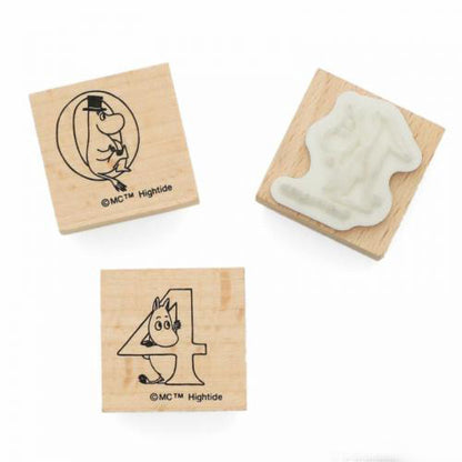 姆明木印章套裝 - 數字*Moomin Wooden Stamp Set - Number